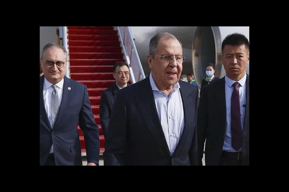 Russian Foreign Minister Lavrov for talks in Beijing
