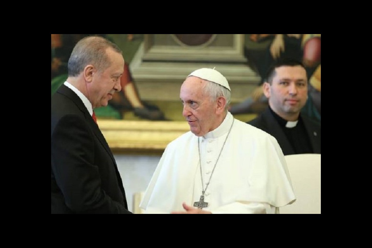 In a letter to the Pope, Erdogan wants humanity to stop further violations of the law in Gaza