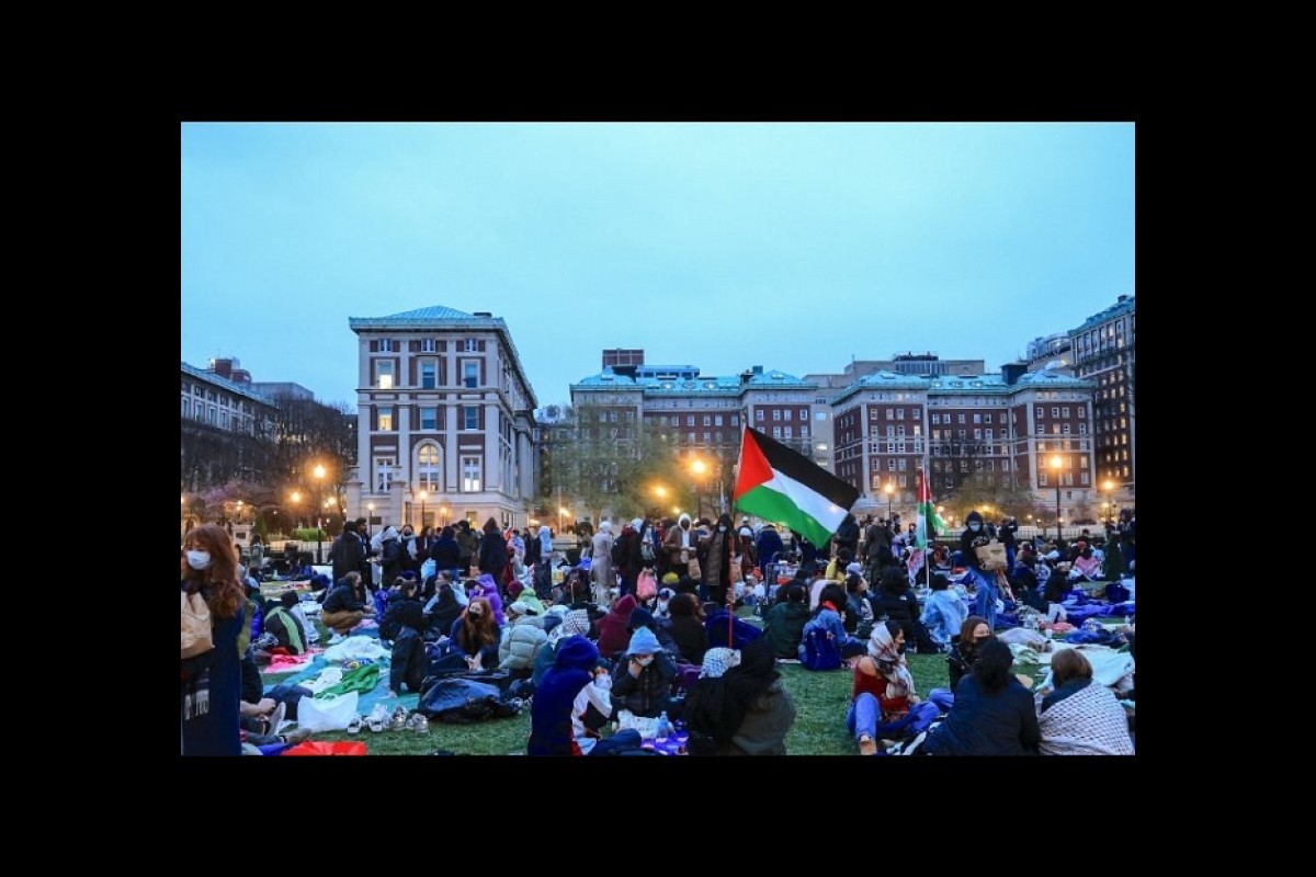 Columbia University in the USA is under siege