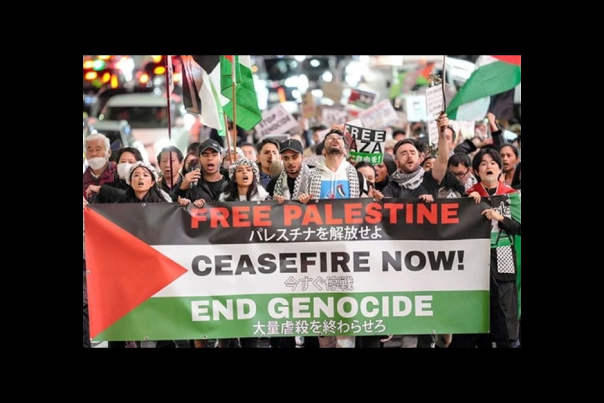 Pro-Palestine demonstrations from Japan to Canada