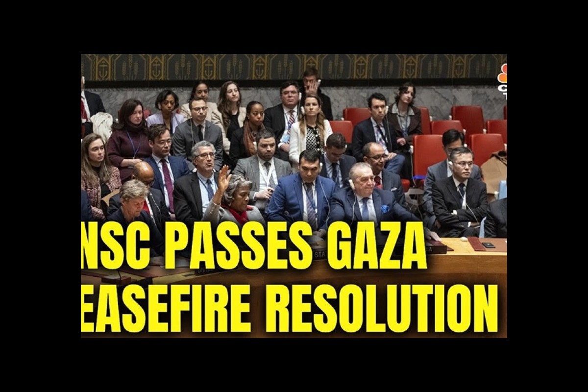 What made the United States propose in the UN Security Council a resolution to cease the war in Gaza