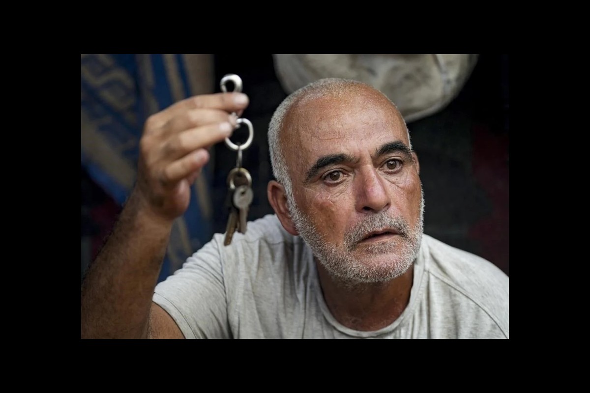 Symbolic House Keys Hold Weight Amid Gaza's Relentless Displacement Crisis