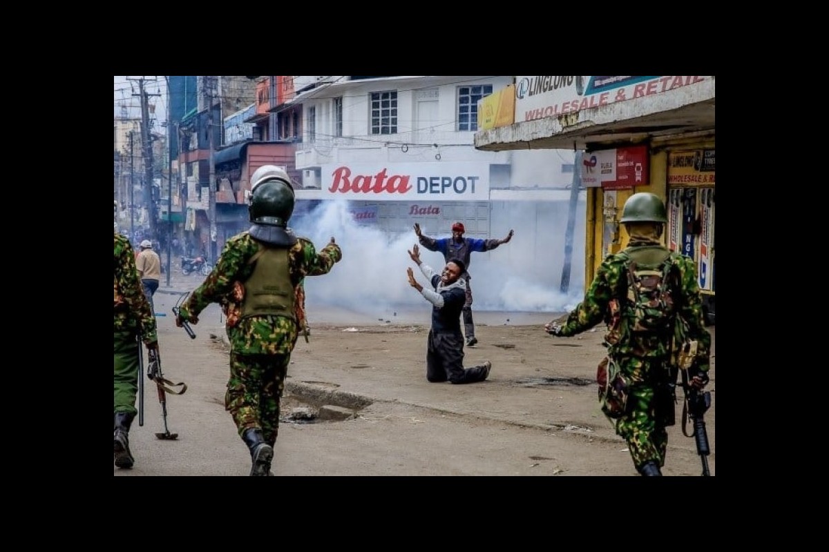 Gen Z are protesting again today in Kenya to pressure Ruto to resign