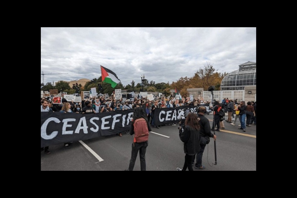 Jewish Protesters Demand Ceasefire in Gaza at U.S. Congress Rally