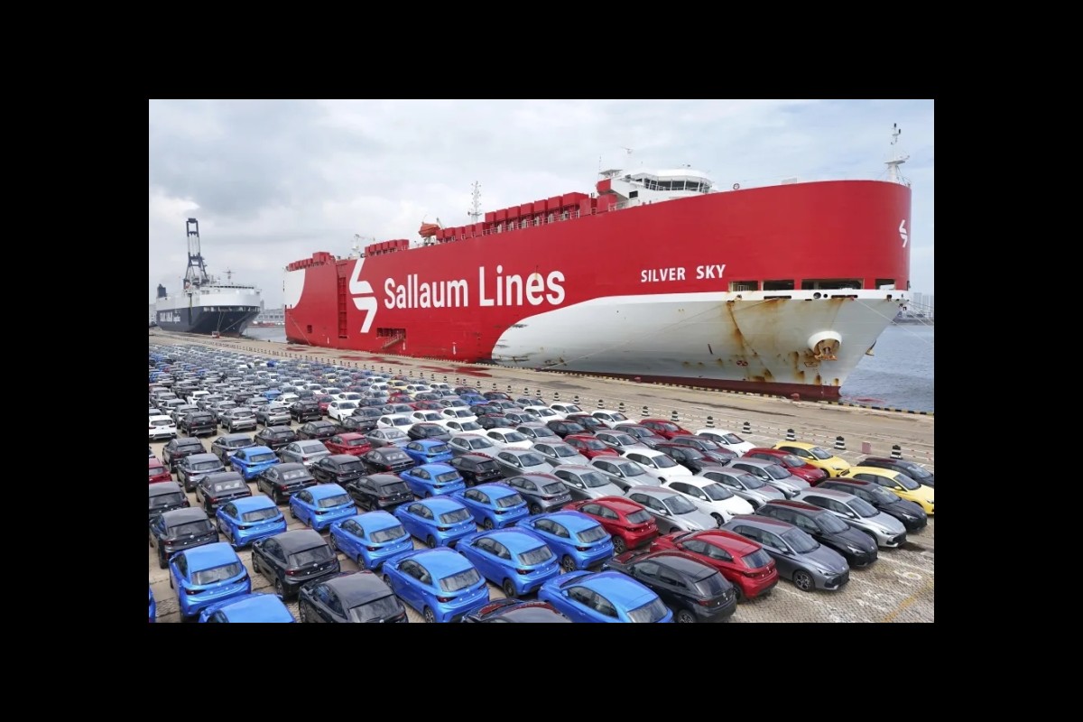 China auto sales fall in July, while exports jump about 20% as automakers expand across the globe
