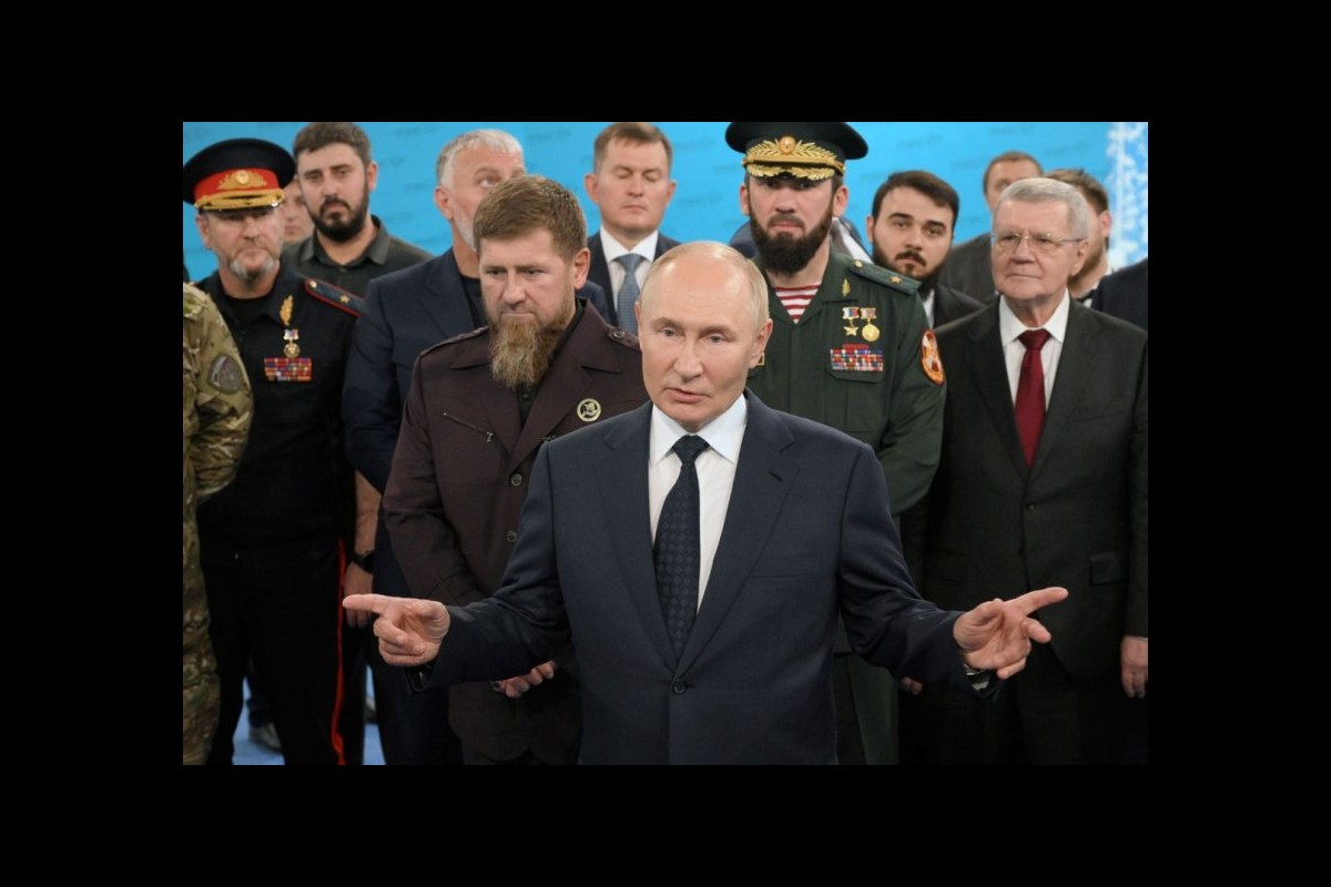 Putin makes a surprise trip to Chechnya 3 weeks into Ukraine’s cross-border incursion