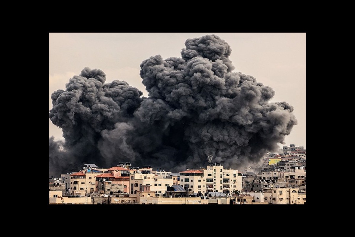 An Israeli airstrike kills and injures 34 other Palestinians in Nuseirat and Khan Yunis