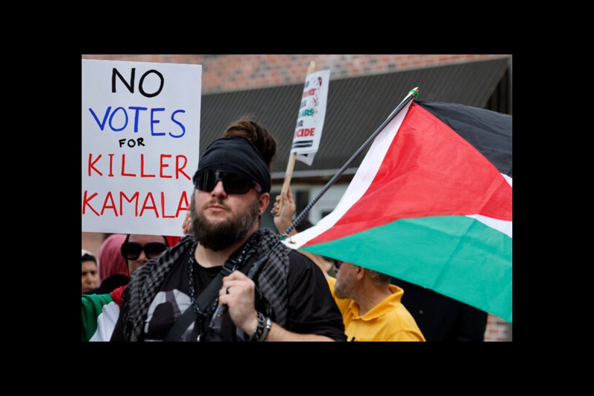 Harris meets Arab American leaders in Michigan among tensions over US-Israel policy.