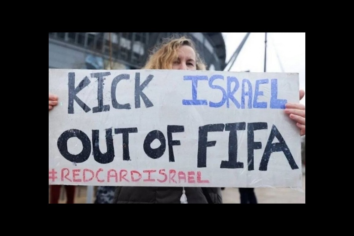 The world's sports media complained about FIFA's silence in the face of Israeli crimes