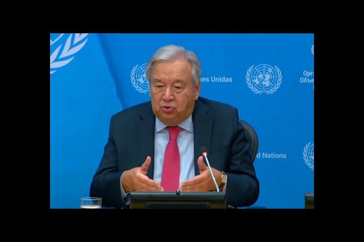 UN Secretary General: Now is the time to silence the sounds of guns in the Middle East