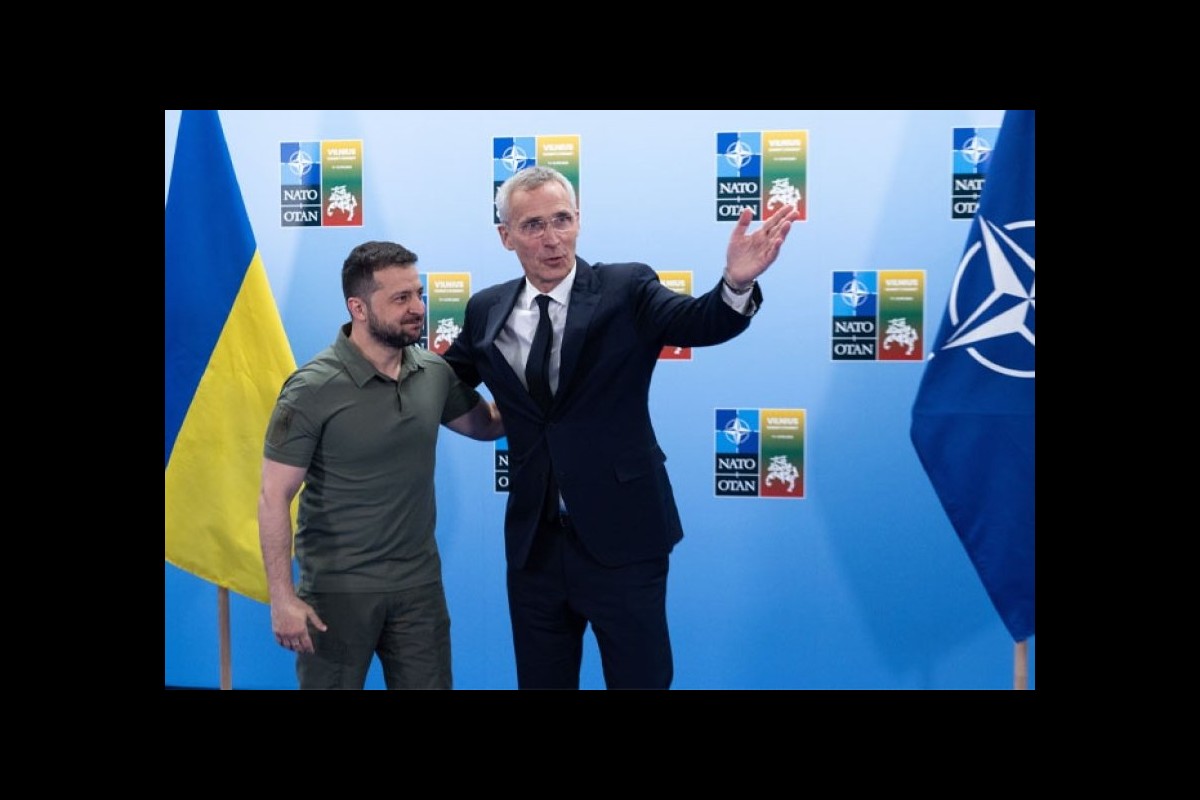 Ukraine, which is not a member of NATO, acts as a soldier for the organization