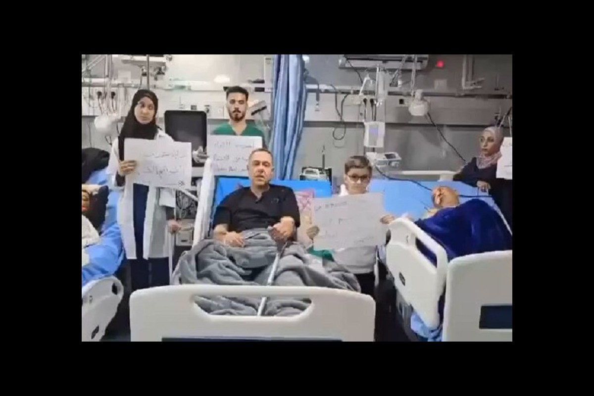 Wounded head of Gaza hospital pleads for help as Israel carries out massacres
