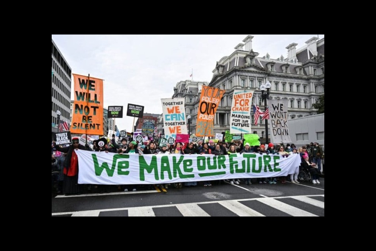 Thousands Protest Against Trump’s Inauguration in Washington