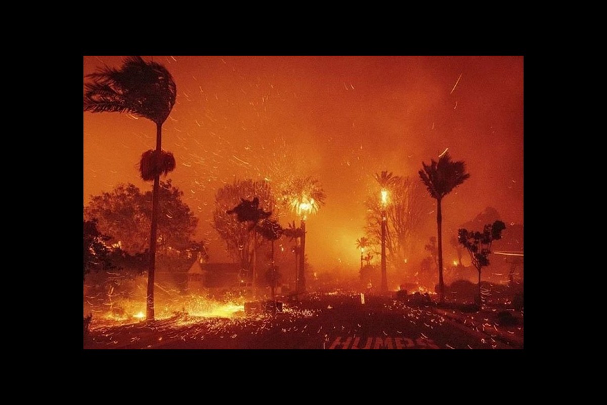 Strong winds return to Los Angeles, USA, burning thousands of hectares of land