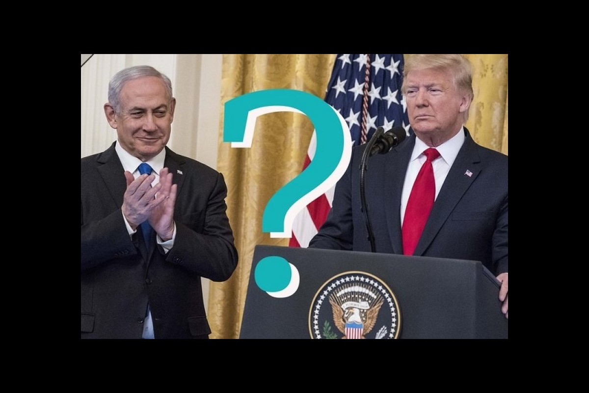 Trump's efforts to scrap the plan for the creation of an independent Palestinian state