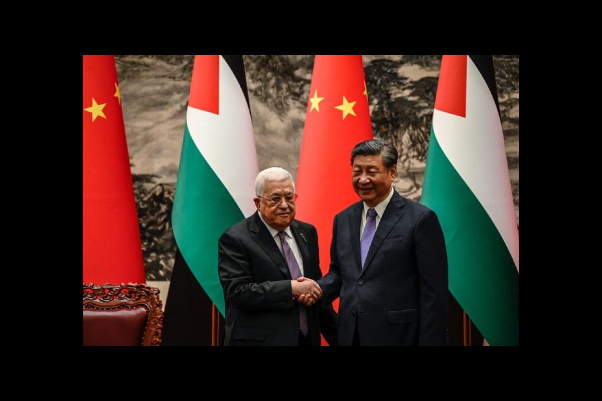Abbas's Appreciation for China's Opposition to Gaza Displacement and Support for a Two-State Solution
