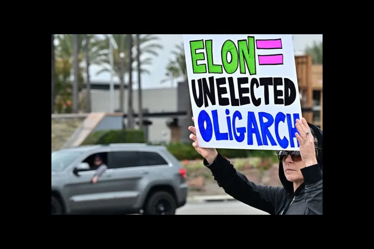 Protest against Musk is forming in the USA
