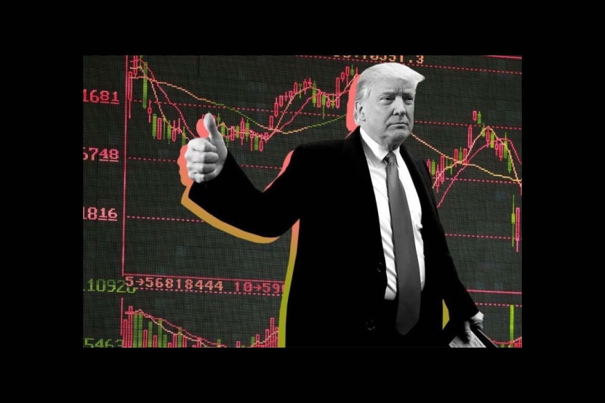 CNBC's coverage of Trump's disregard for the stock market and the continuation of the tariff war