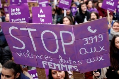 In #France, violence against women is on the rise