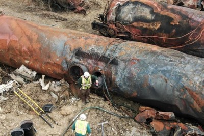 USA: toxic train derailed,