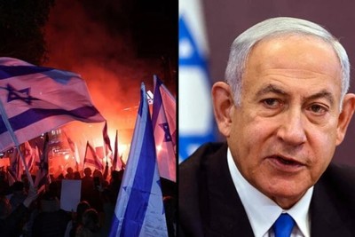 Occupied territories, another night of anti-Netanyahu protests