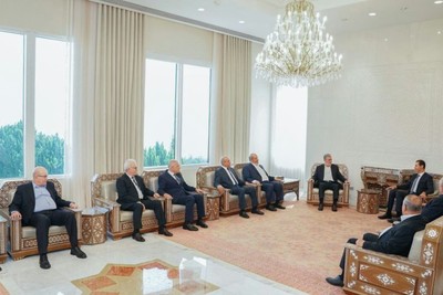 هیئت بلند پایه حماس در دمشق