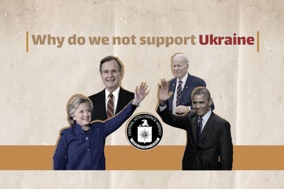 Why I don’t support Ukraine:  Because .......