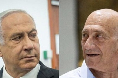 Olmert's request to world governments to impose sanctions against the Netanyahu cabinet