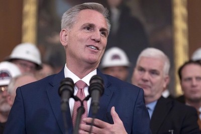 US Republican McCarthy receives Taiwanese President