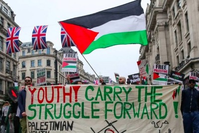 London, Palestinians protest to celebrate 75 years of the Nakba