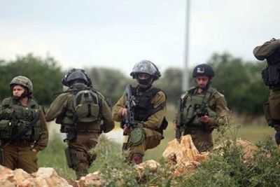 Conflict between Palestinians and Zionist forces in the West Bank