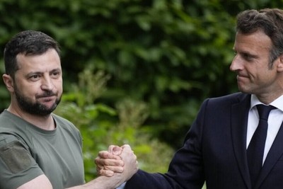 Consultation between Zelensky and Macron on the training of Ukrainian pilots under the pretext of war in this country