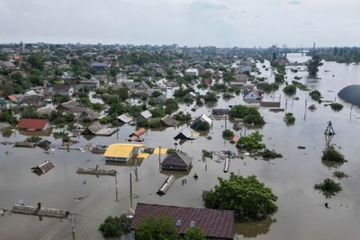 Ukraine and Russia blame each other for destruction of Kakhovka dam