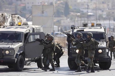 Palestinian resistance forces attack Zionist forces in Nablus