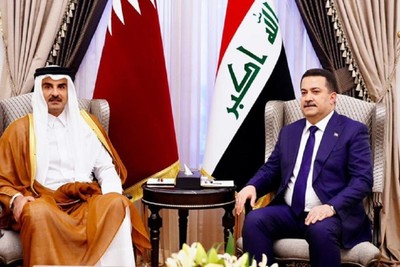 سفر امیر قطر به عراق