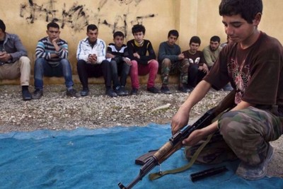 Syria, increasing recruitment of children by militant groups