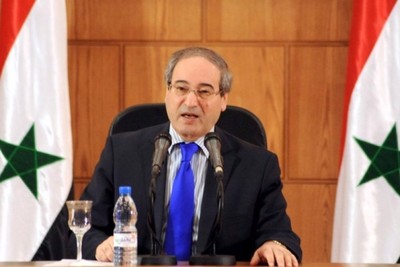 Mekdad: The situation in Syria is caused by Western sanctions and help for terrorists.