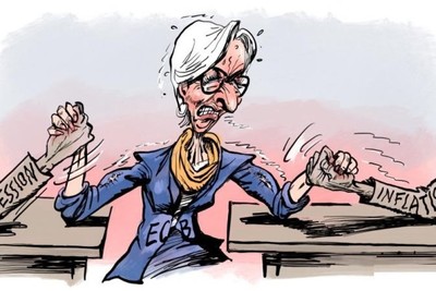 - Christine Lagarde, president of the European Central Bank: "the recession contained, but inflation remains too high. Determined to act".