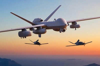 Russian Fighter Jets Intercept American Drones in the Black Sea