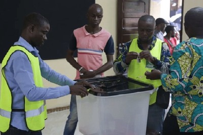 Gabonese citizens participate in presidential, parliamentary and local government elections