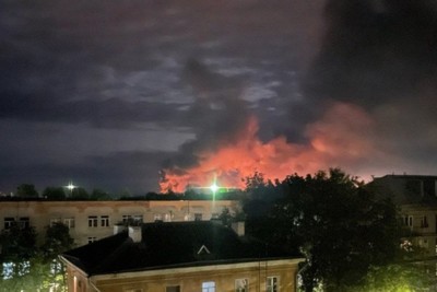 Drones Attack Pskov Airport, Russia