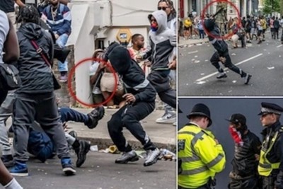 More violence at the annual Notting Hill Carnival in London.
