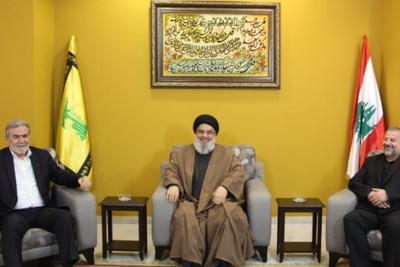 السيد نصرالله يستقبل النخالة والعاروري..وهذا ما تمت مناقشته في اللقاء