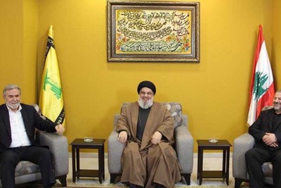 Palestinian and Lebanese leaders to give a joint response against Israel