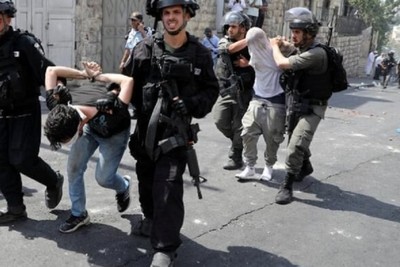 Occupation soldiers raided many points