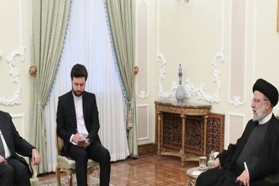 وزير الخارجية العراقي يلتقي الرئيس الايراني