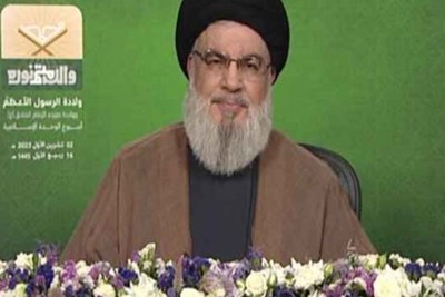 السيد نصرالله: المسؤول عن النزوح السوري إلى لبنان هي أمريكا ولا نساوم على حقوقنا بما خص ملف الترسيم مع العدو