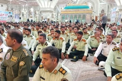 قوى الأمن الداخلي تجدد العهد مع مبادئ الإمام الخميني (رض)