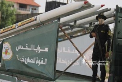 سرايا القدس تدك موقع "ناحل عوز" العسكري بعشرات قذائف الهاون