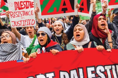 عواصم ومدن عالمية تشهد احتجاجات ومظاهرات رفضاً للعدوان الإسرائيلي على قطاع غزة